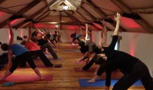 Beutiful yoga studio at Pennard House